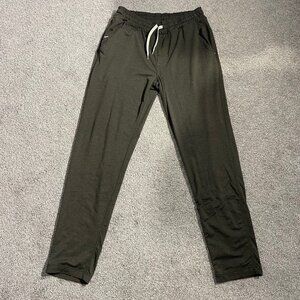 Vuori Men's Ponto Performance Pant - Oregano Heather (Green), Size Medium